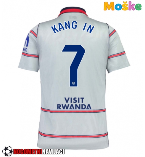Moške Nogometnih dresov Atletico Madrid Lee Kang-in #7 Tretji 2026-27 Kratki rokavi Moške Nogometnih dresov Atletico Madrid Lee Kang-in #7 Tretji 2026-27 Kratki rokavi